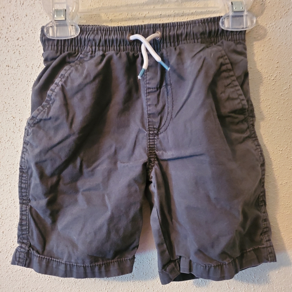 Boys XS (4 - 5) Gray Drawstring Shorts